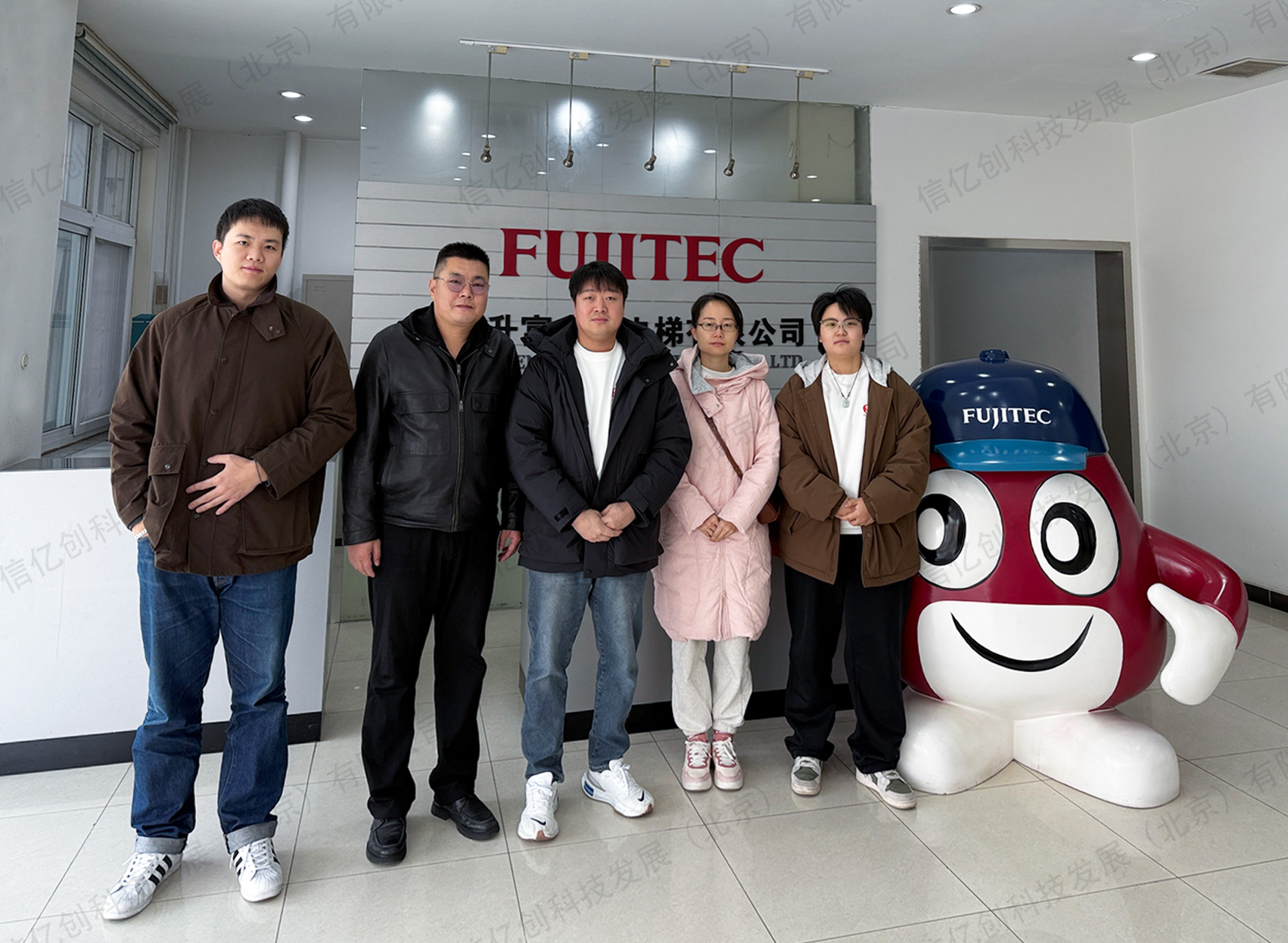  Shiny-Contral Group team Visits Fuji Electric Elevator Factory in Langfang, China, to Forge Strategic Partnership for Global Expansion.